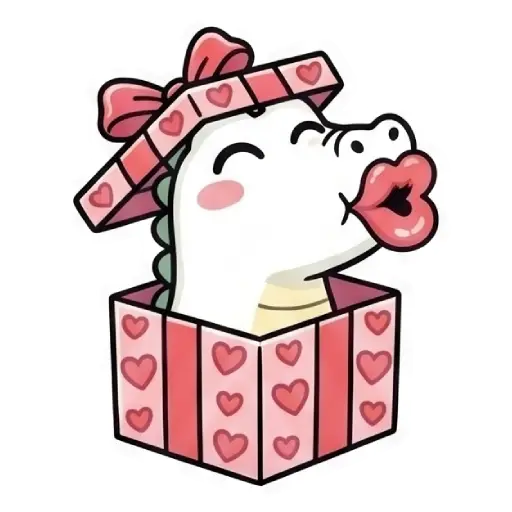 florak stickers, cute, funny, stickers, WhatsApp stickers, sticker pack, Alligator (54)